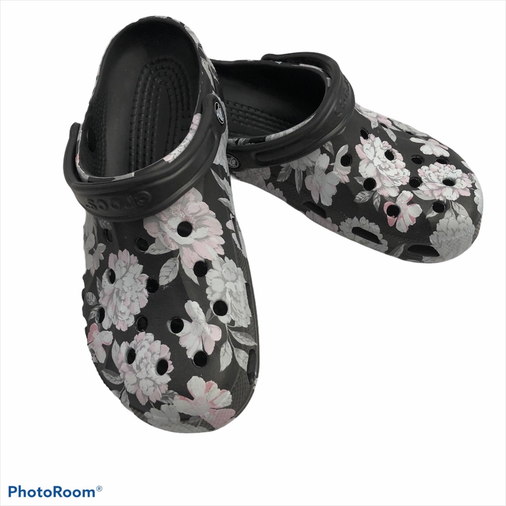 Crocs Floral Print Clogs Size Women’s 10